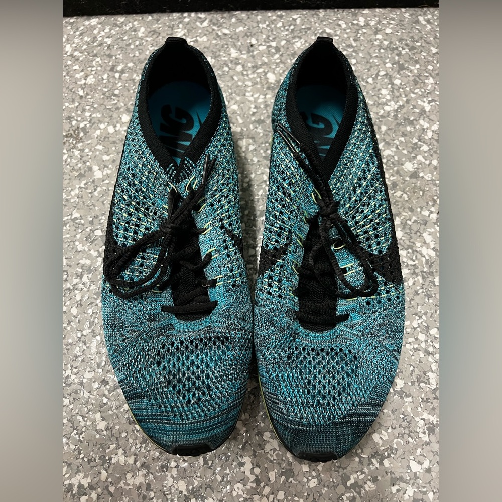 Nike Flyknit Racers - Blue Lagoon - Men’s 9